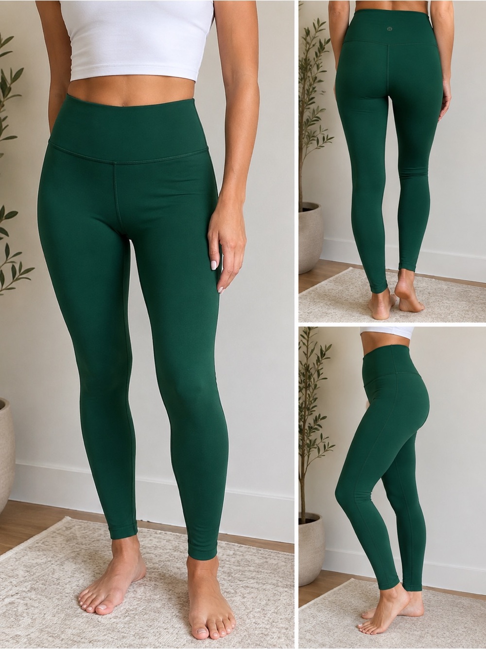 Lululemon High-Rise Leggings Bottle Green Size 4 NWOT